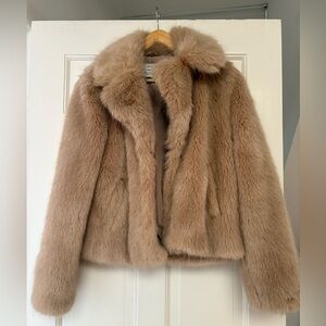 Faux fur jacket